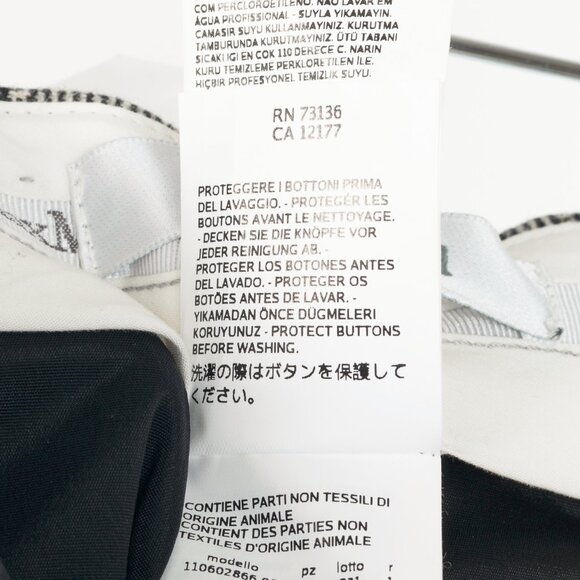 Max Mara Sfilata Pamir "Black" Glen-Plaid Wool Midi Pencil Skirt - Picture 10 of 12